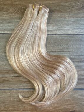 Seamless Invisible Clip-In Remy Extensions 9 Pcs Full Head S-P18A/613A 130g 14 “